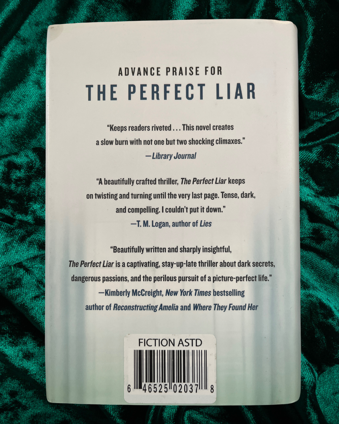The Perfect Liar by Thomas Christopher Greene