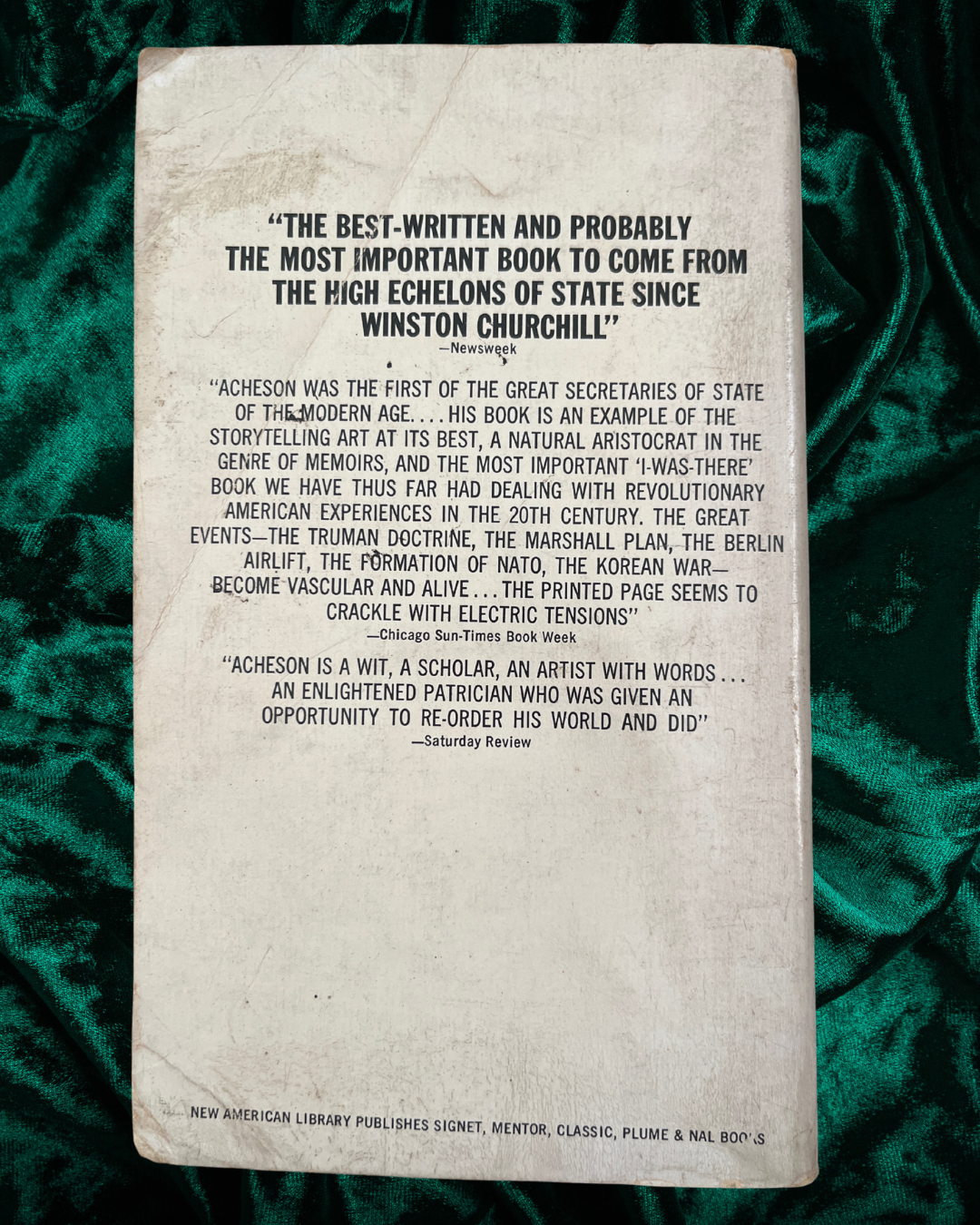 Present at Creation: My Years in the State Department by Dean Acheson | (First Edition / First Printing 1970) | 936 Pages