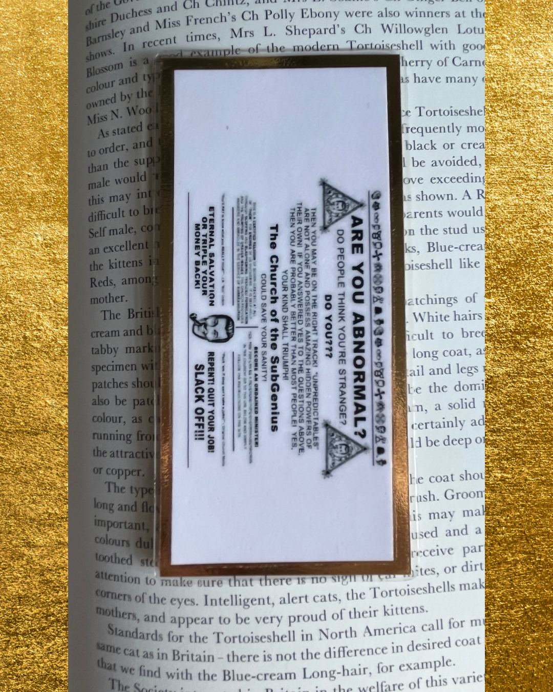 Church of the Subgenius Bookmark