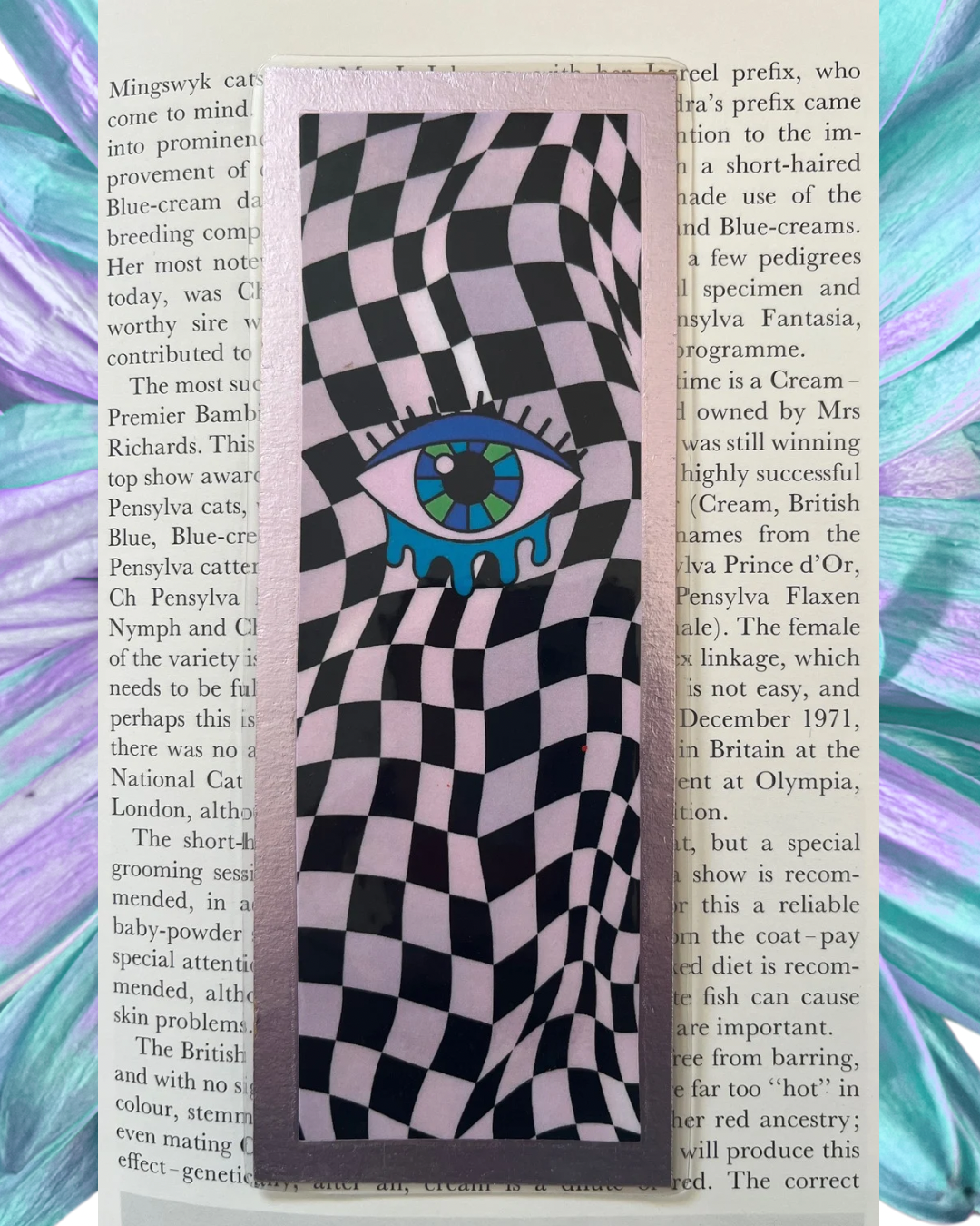 Trippy Checkerboard Bookmark