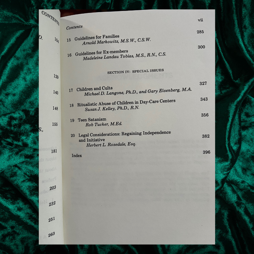 Recovery From Cults by Michael D. Langone