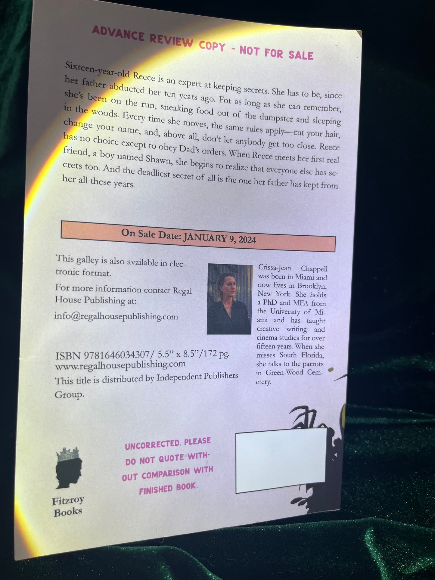 Sun Don’t Shine by Crissa-Jean Chappell (advanced copy - new jan 2024)