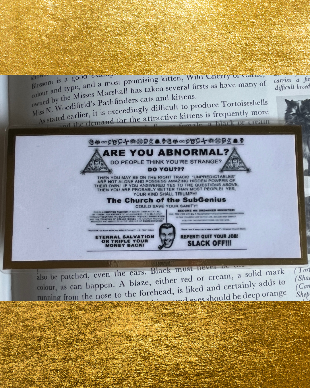 Church of the Subgenius Bookmark