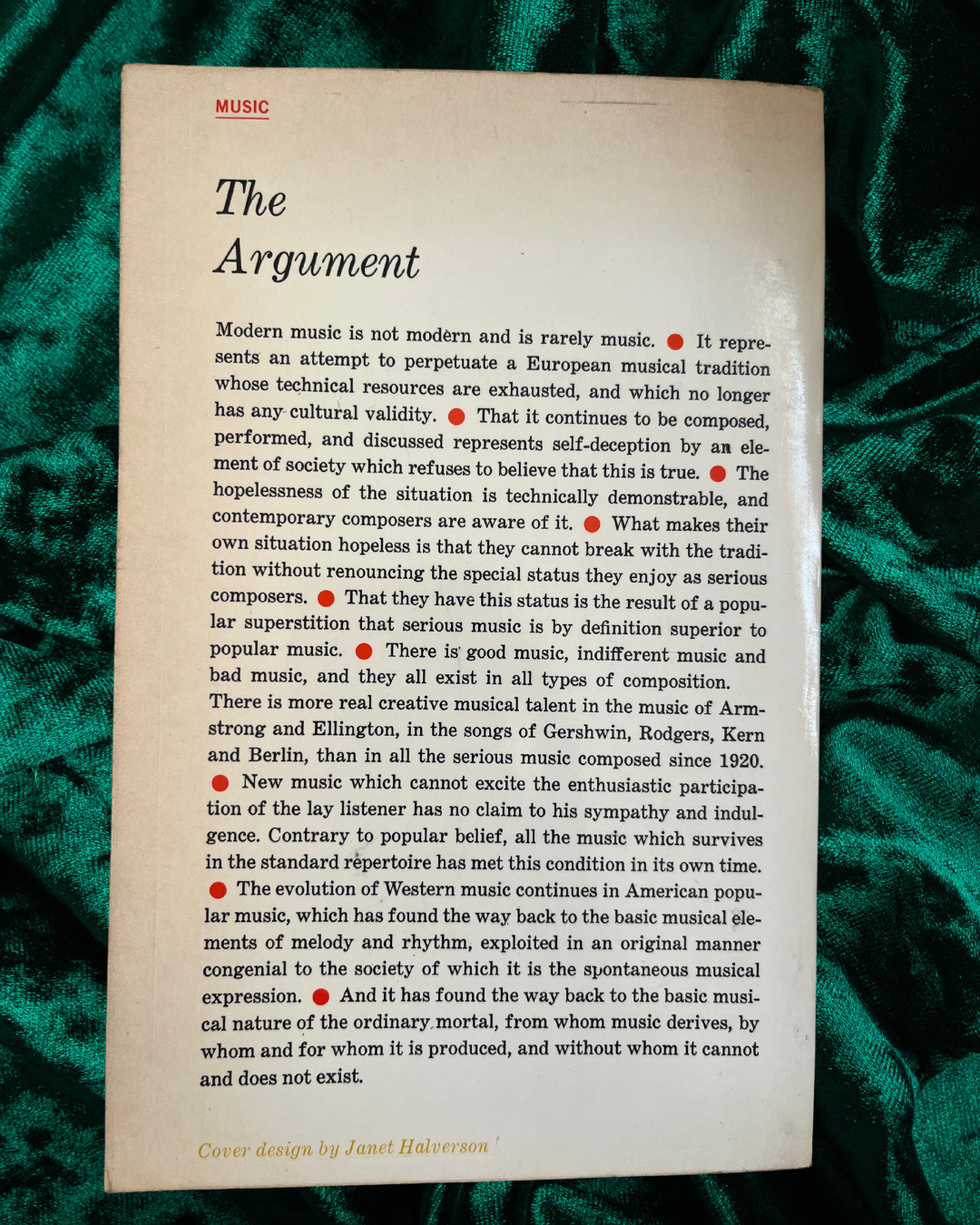 The Agony of Modern Music by Henry Pleasants