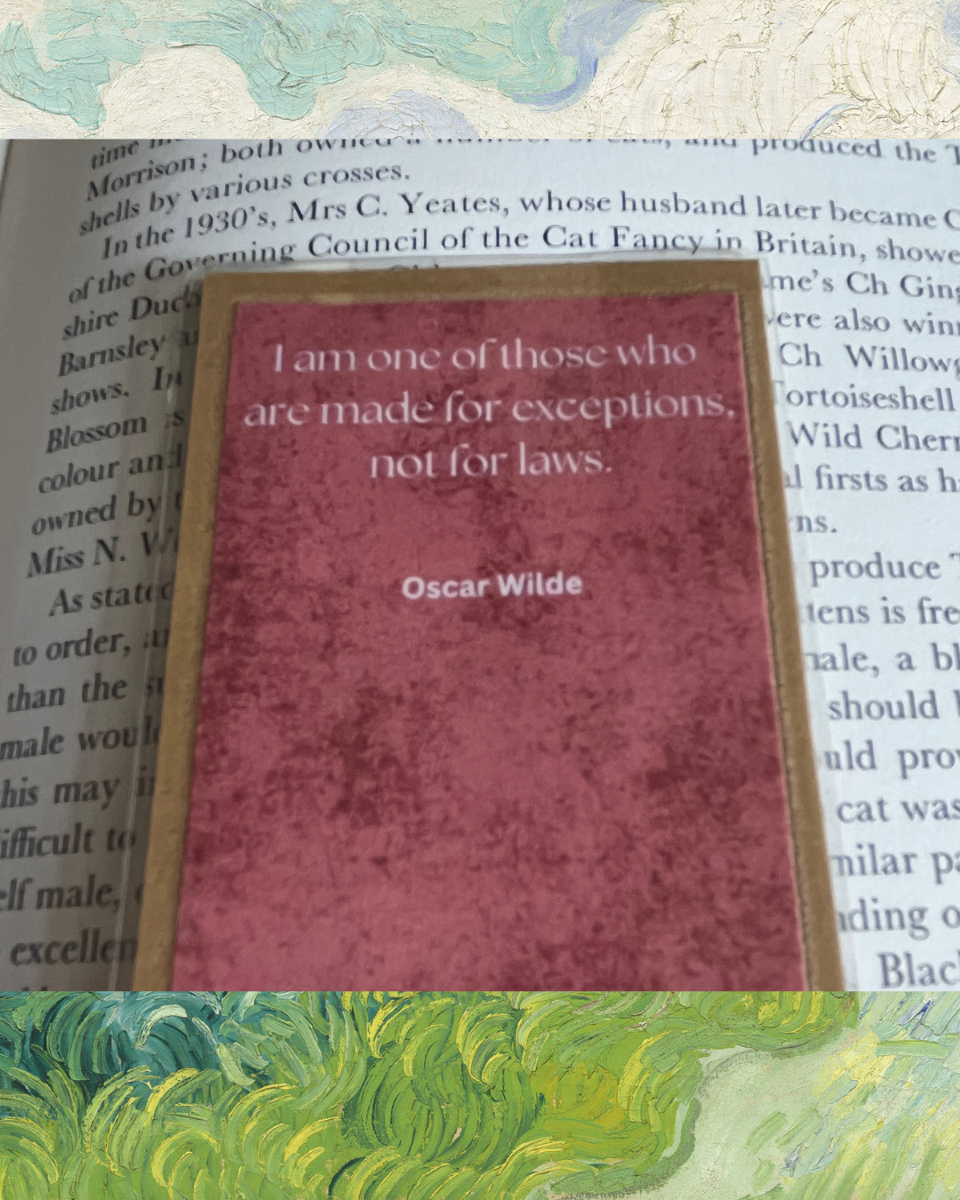 Oscar Wilde Bookmark