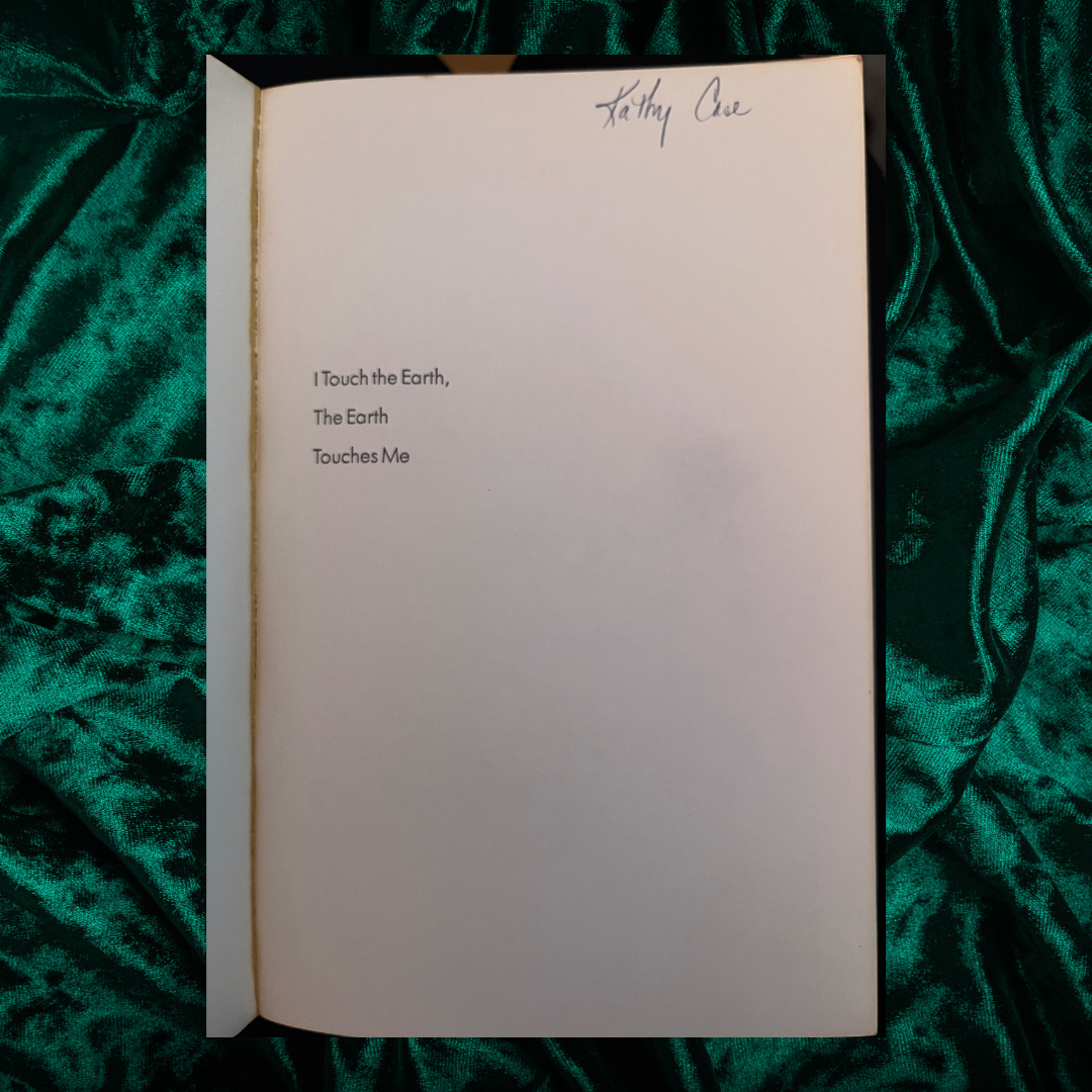I Touch the Earth, the Earth Touches Me by Hugh Prather