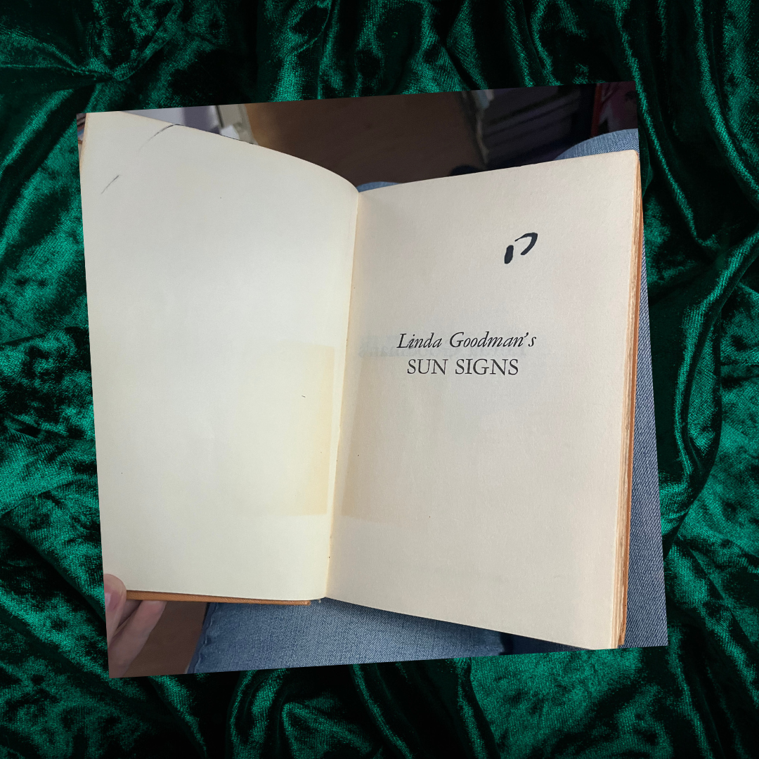 Sun Signs (1st Edition 1968) by Linda Goodman