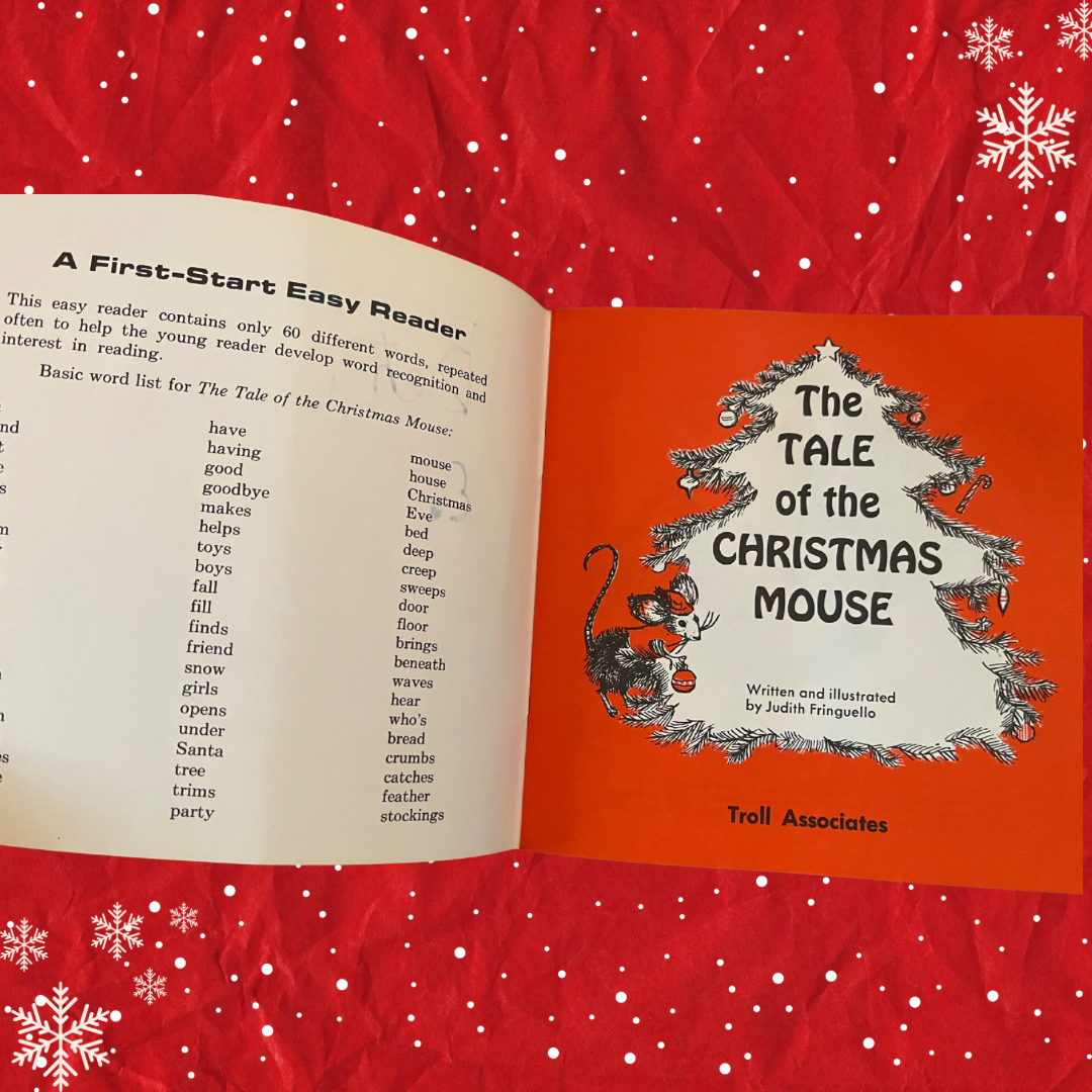 Tale of the Christmas Mouse (1970) A First-Start Easy Reader by Judith Fringuello