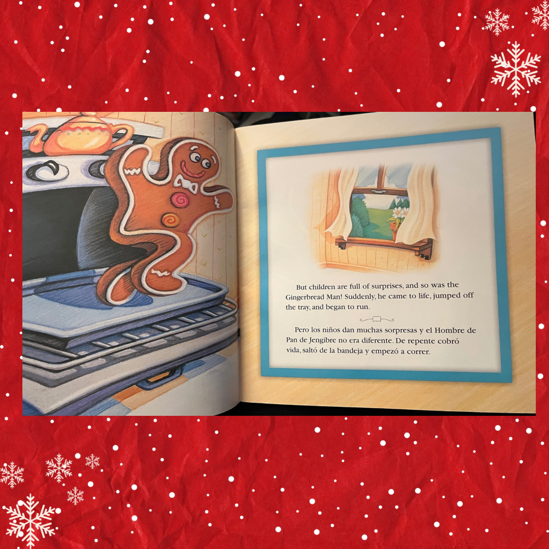 The Gingerbread Man/El Hombre de Pan de Jengibre (bilingual) told by Catherine McCafferty