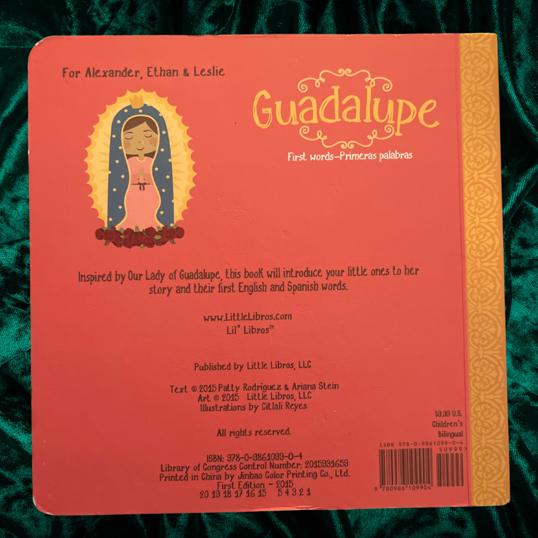 Guadalupe: First Words Picture Book by Patty Rodriguez & Ariana Stein