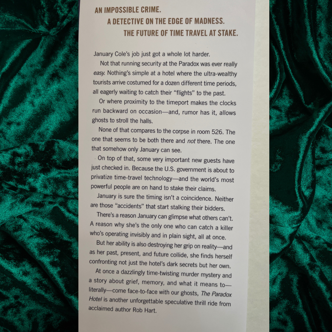 The Paradox Hotel by Rob Hart