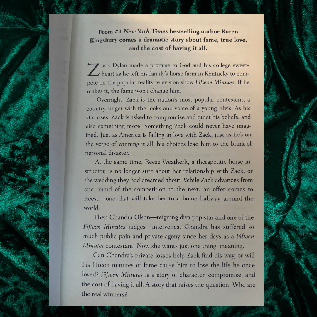 Fifteen Minutes by Karen Kingsbury