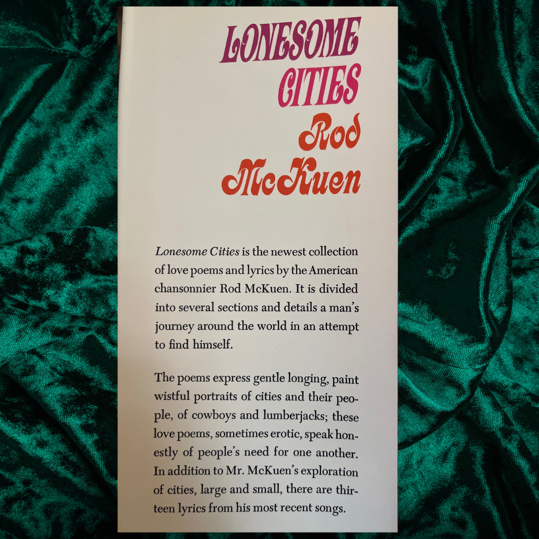 Lonesome Cities by Rob McKuen