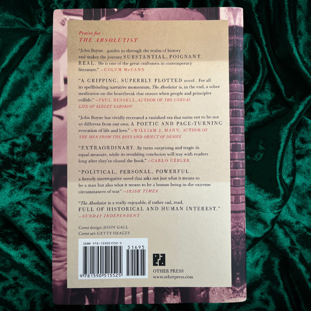 The Absolutist by John Boyne