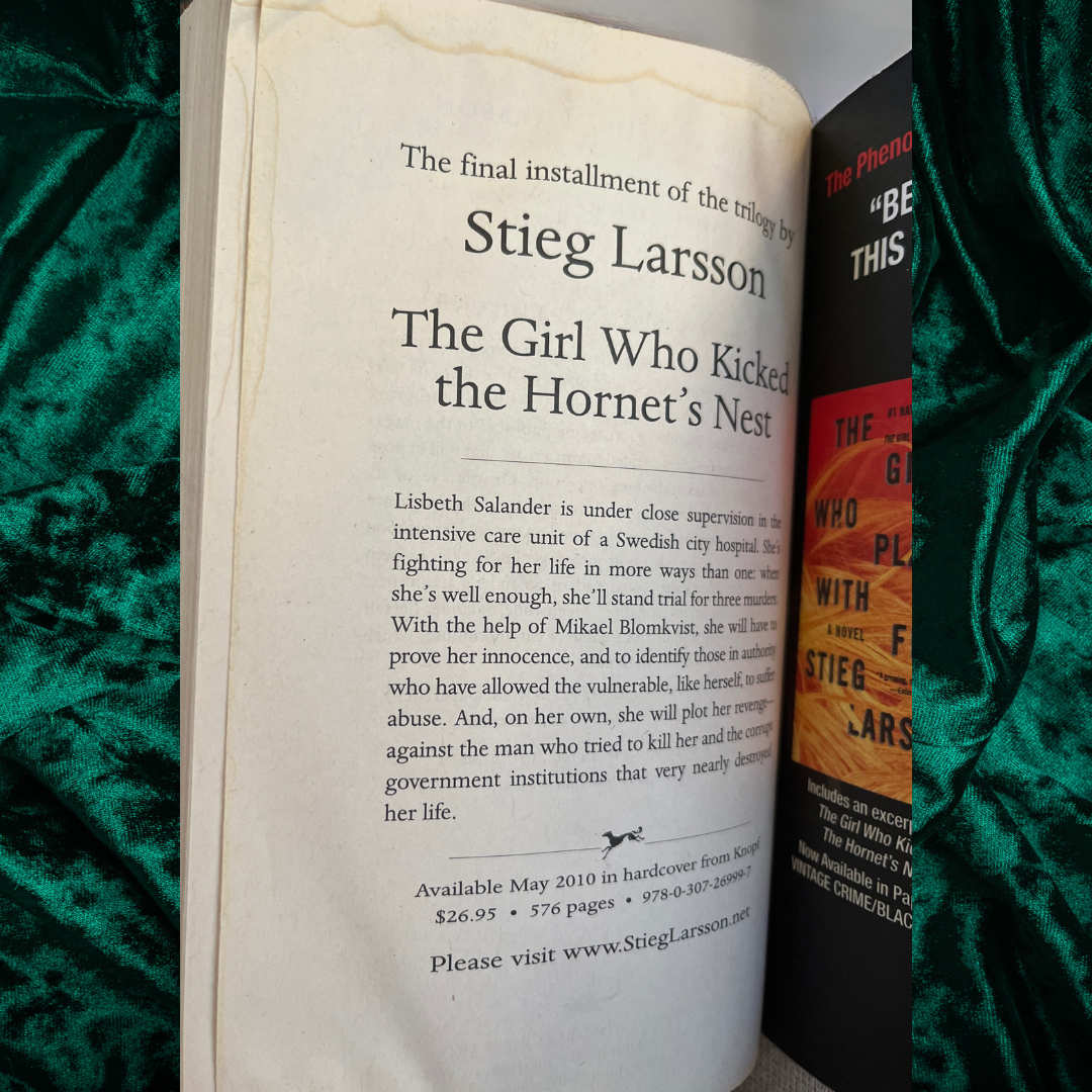 The Girl with the Dragon Tattoo by Stieg Larson (condition: fair)