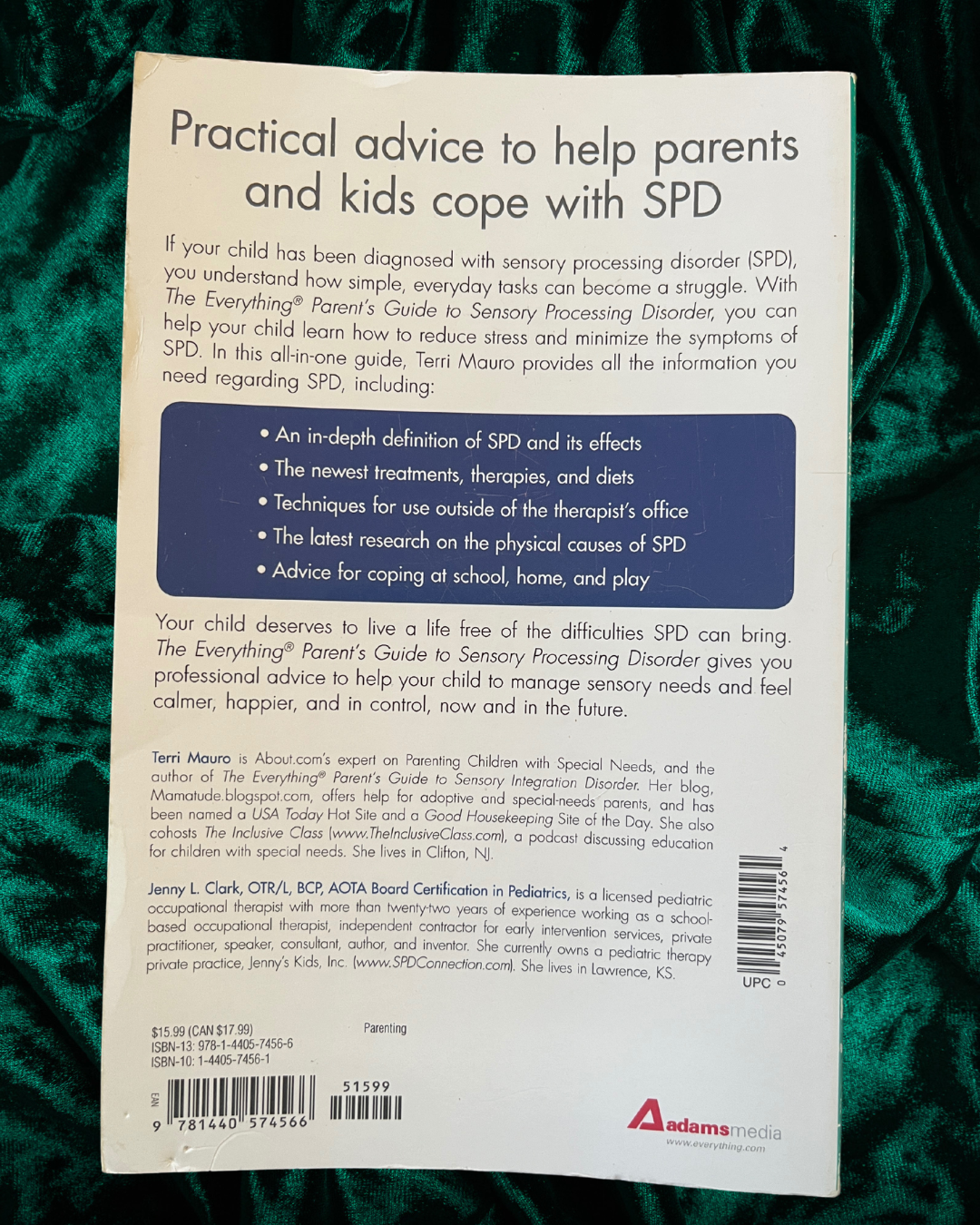 The Everything Parents Guide to Sensory Processing Disorder by Terri Mauro