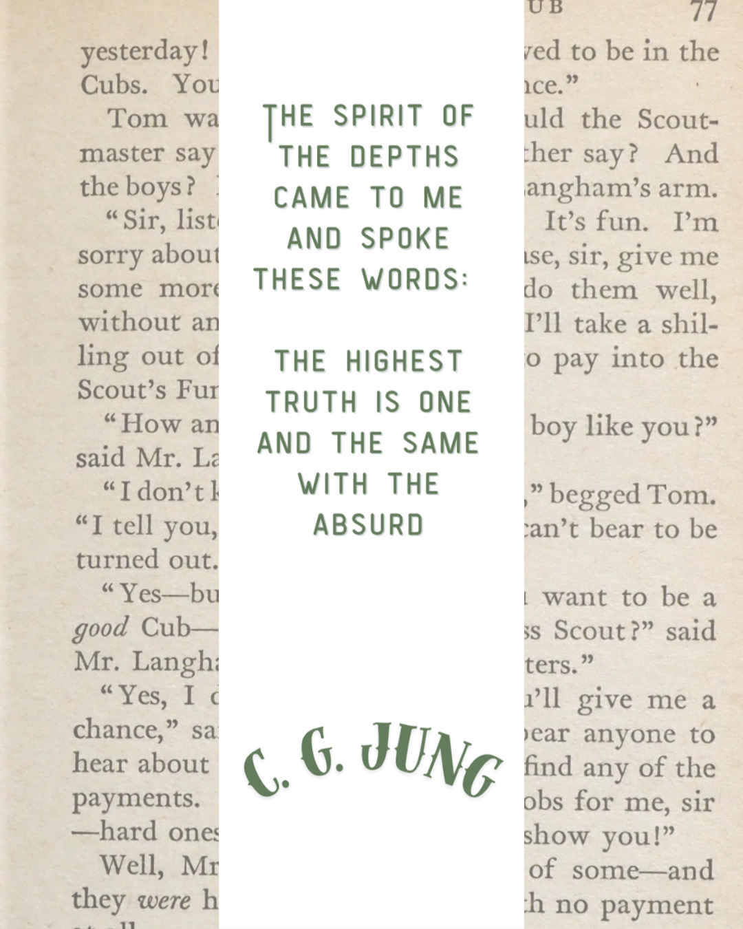 Carl Jung Bookmark