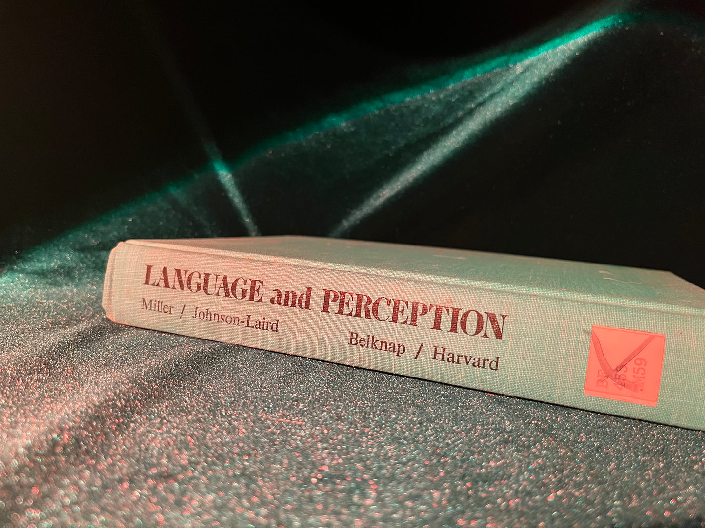 Language and Perception by George A. Miller & Philip N. Johnson-Laird