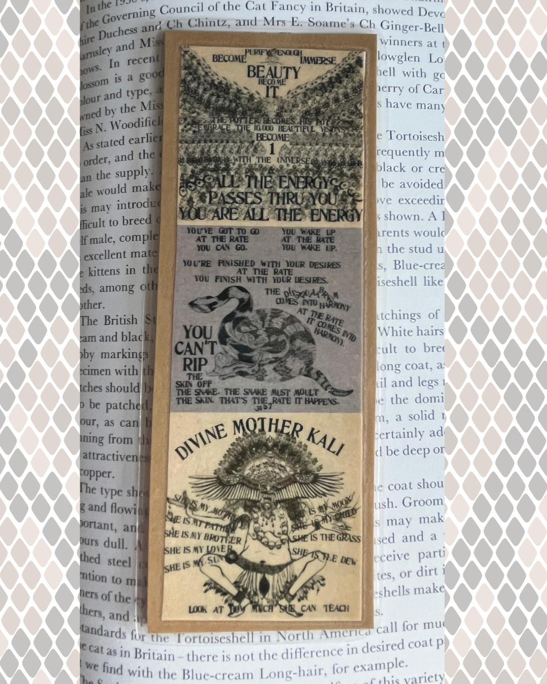 Ram Dass - Be Here Now Art Bookmark