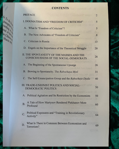 What is to be Done? By V.I. Lenin
