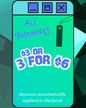 Bookmarks $3 OR 3/$6