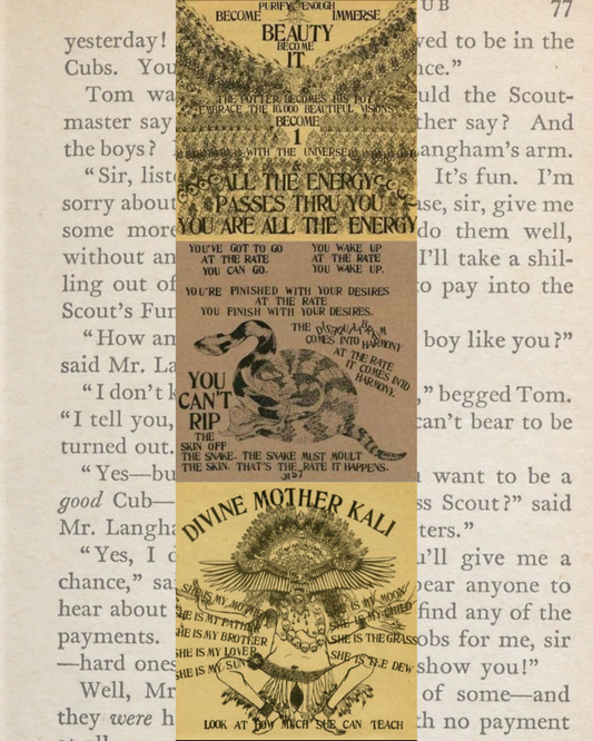 Ram Dass - Be Here Now Art Bookmark