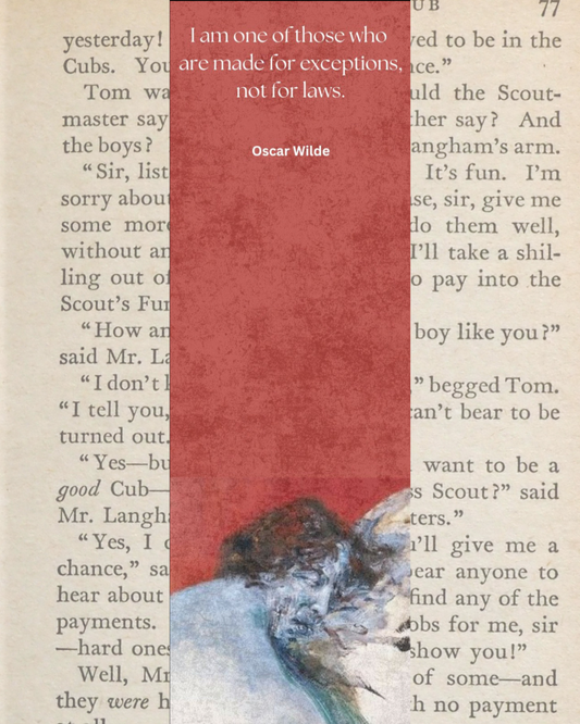 Oscar Wilde Bookmark